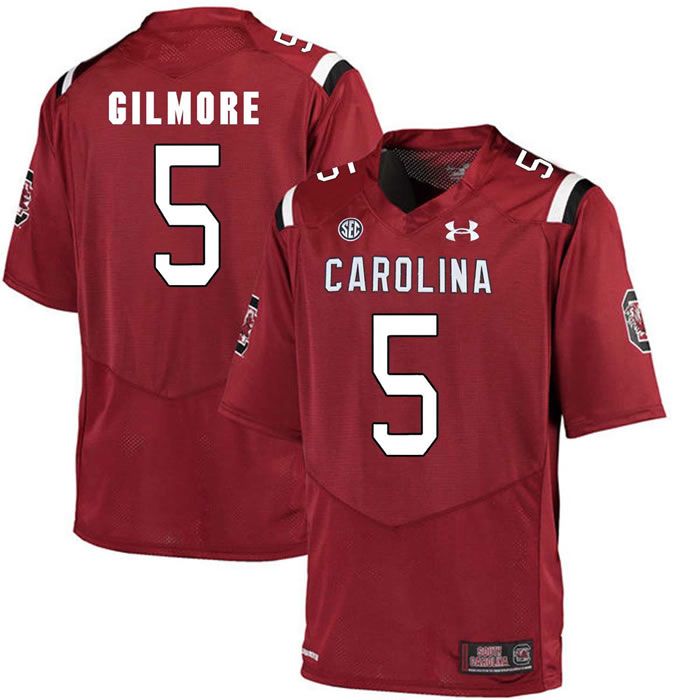 South Carolina Gamecocks #5 Stephon Gilmore Red College Football Jersey DingZhi